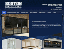Tablet Screenshot of bostonmirrorcorp.com